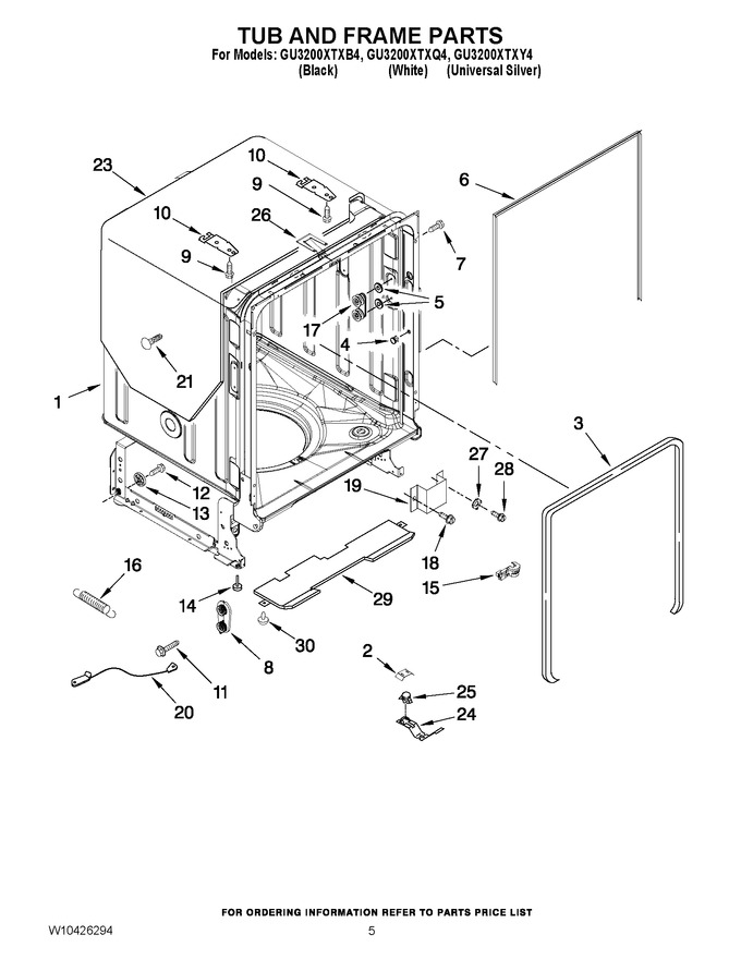 Diagram for GU3200XTXQ4