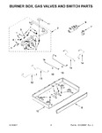 Diagram for 03 - Burner Box, Gas Valves And Switch Parts