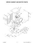 Diagram for 04 - Dryer Cabinet And Motor Parts