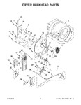 Diagram for 05 - Dryer Bulkhead Parts