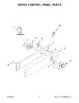 Diagram for 02 - Dryer Control Panel Parts