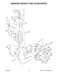 Diagram for 08 - Washer Basket And Gear Parts