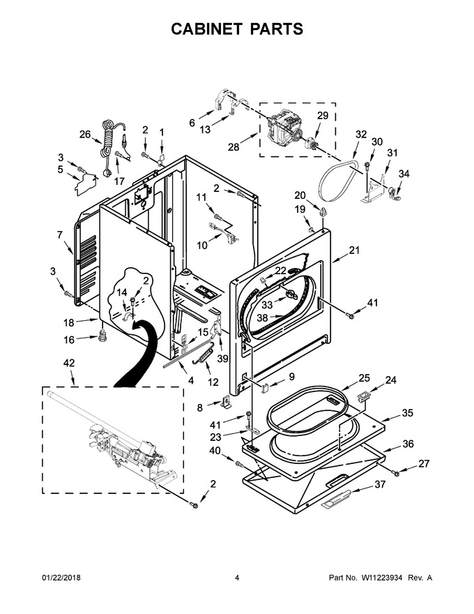 Diagram for WGD4850HW0