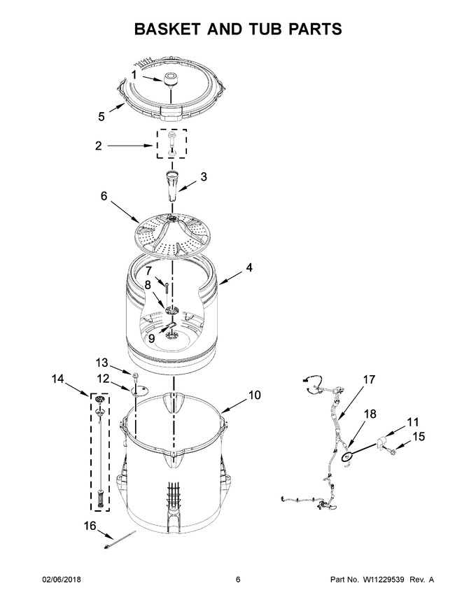 Diagram for WTW4855HW0