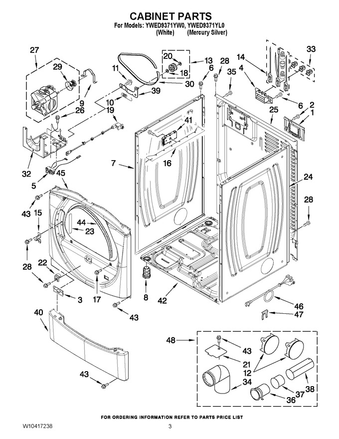 Diagram for YWED9371YL0