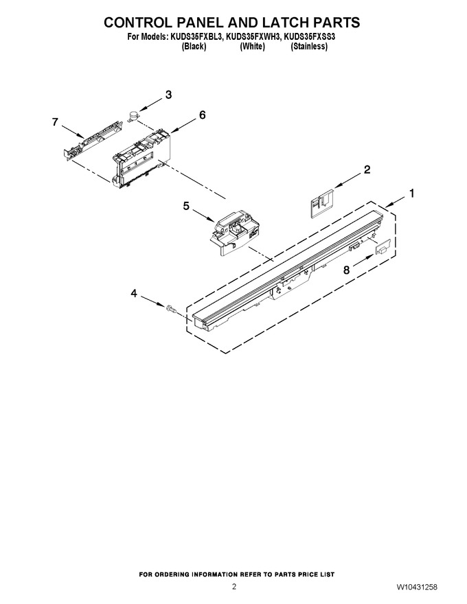 Diagram for KUDS35FXBL3