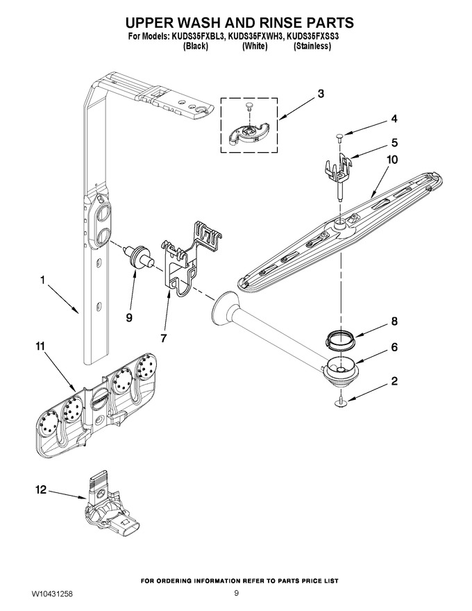 Diagram for KUDS35FXSS3
