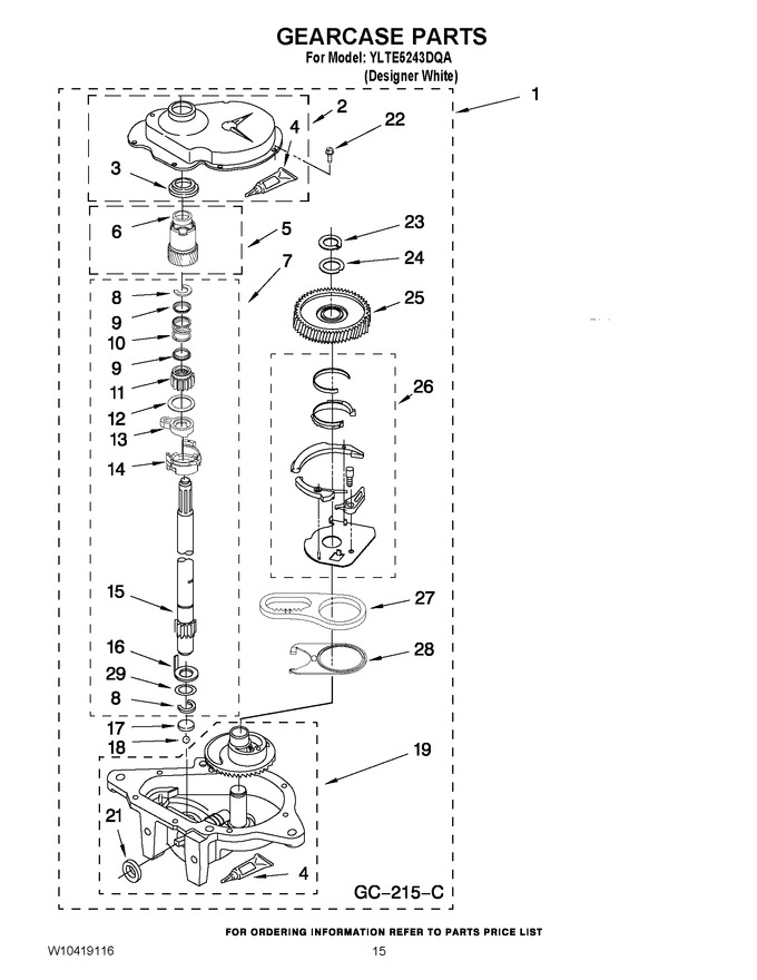 Diagram for YLTE5243DQA