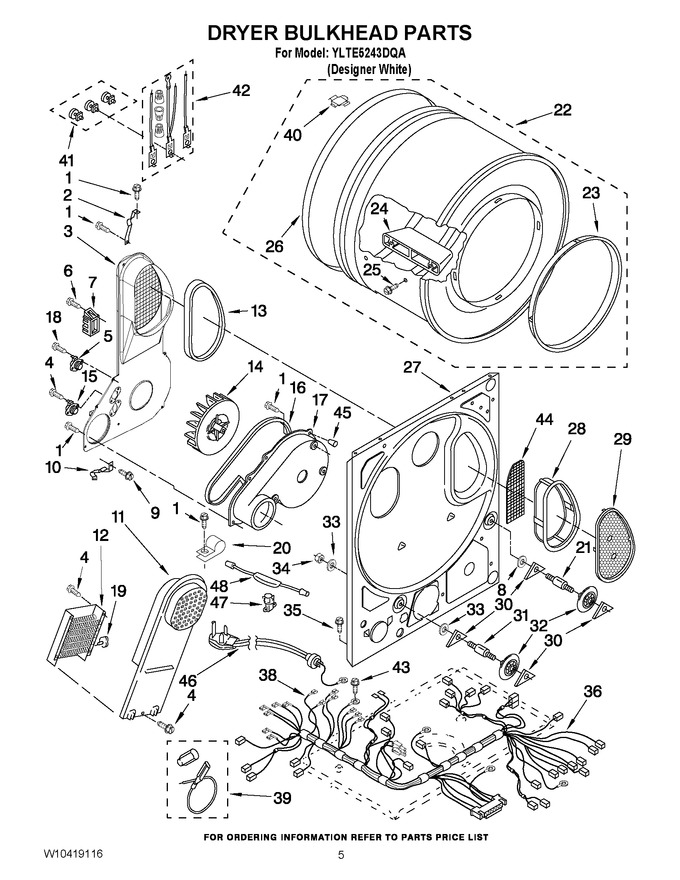 Diagram for YLTE5243DQA