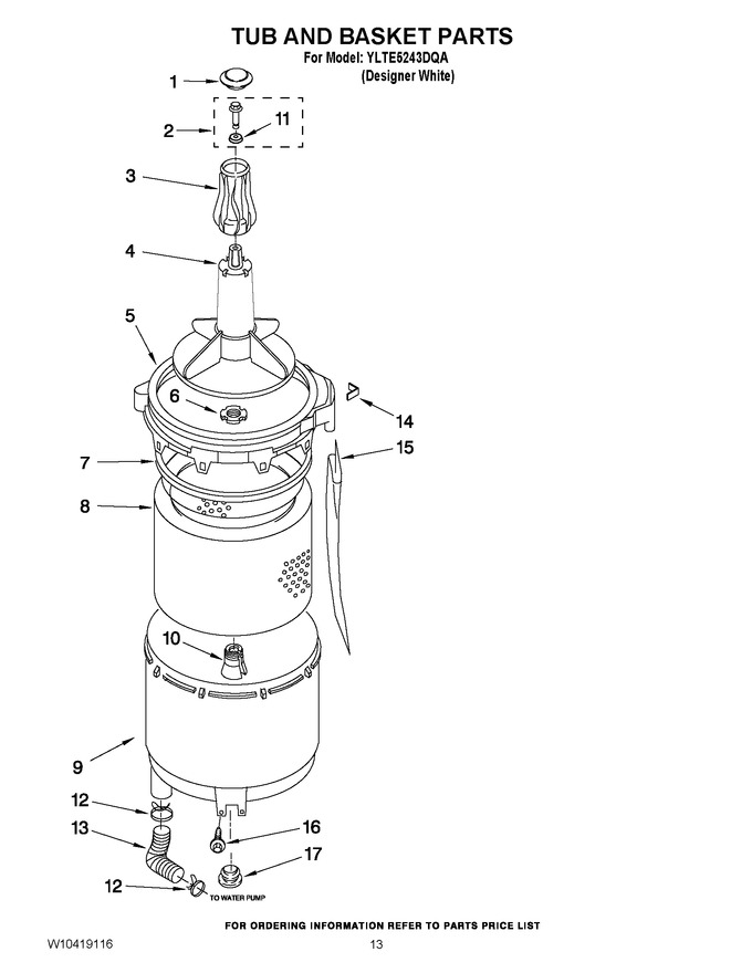 Diagram for YLTE5243DQA