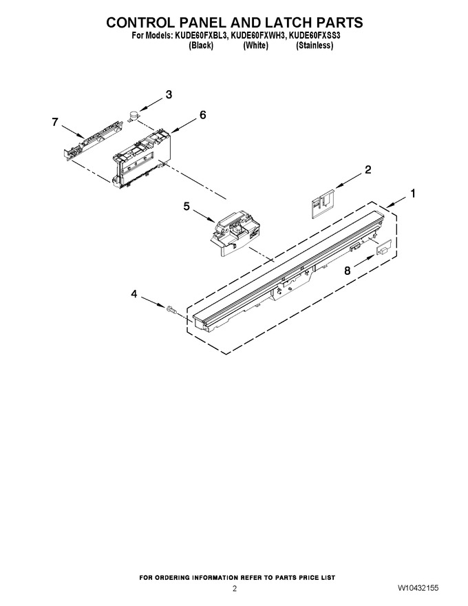 Diagram for KUDE60FXWH3
