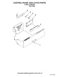 Diagram for 02 - Control Panel And Latch Parts