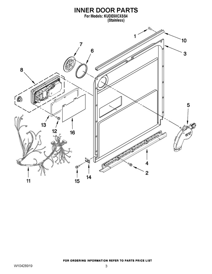 Diagram for KUDE50CXSS4