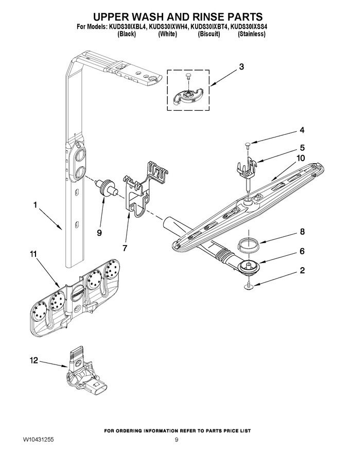 Diagram for KUDS30IXWH4