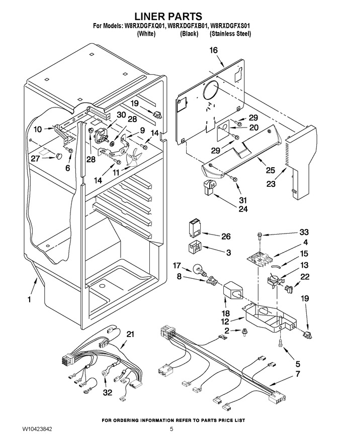 Diagram for W8RXDGFXQ01