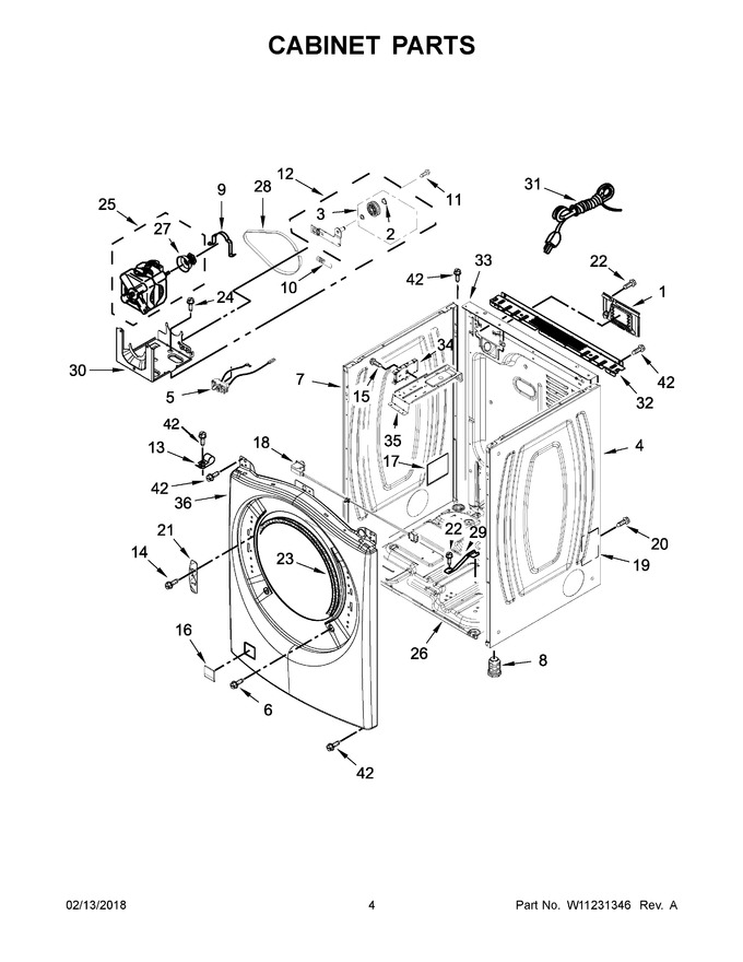 Diagram for WGD8540FW1