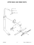 Diagram for 08 - Upper Wash And Rinse Parts