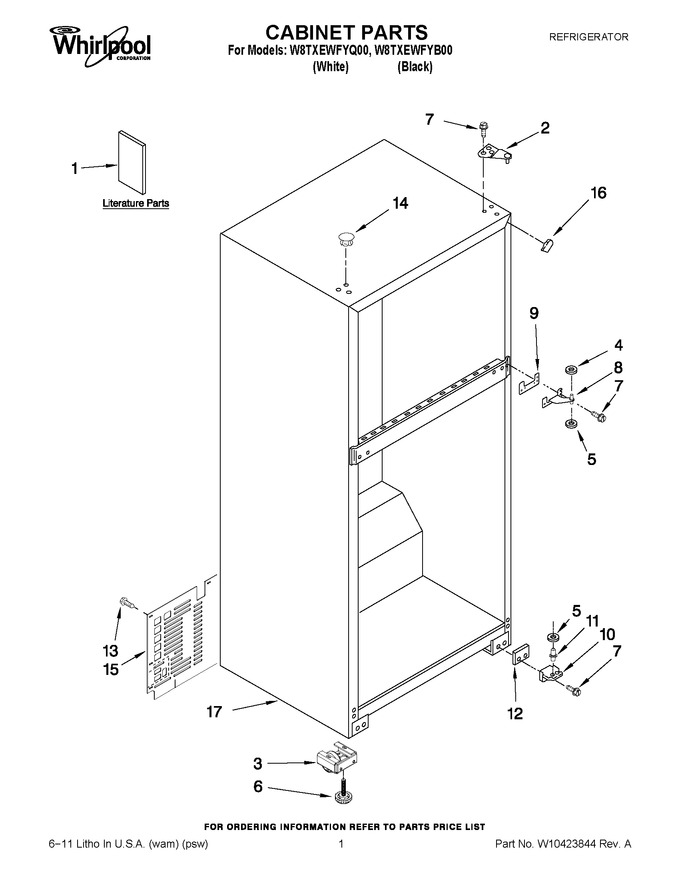 Diagram for W8TXEWFYB00
