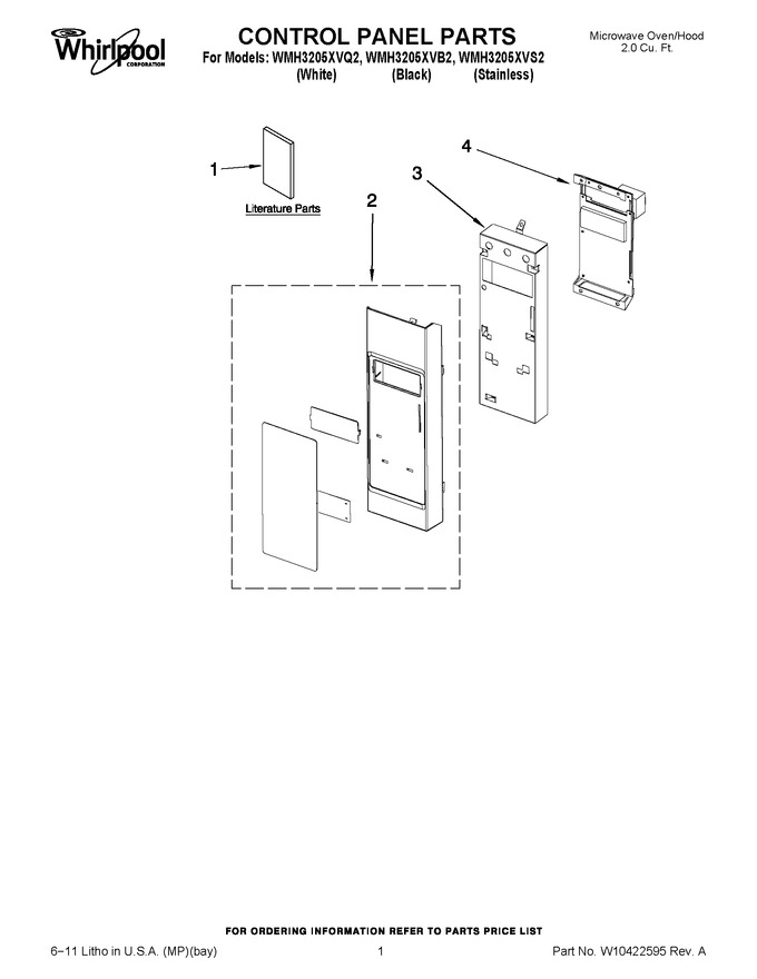 Diagram for WMH3205XVQ2
