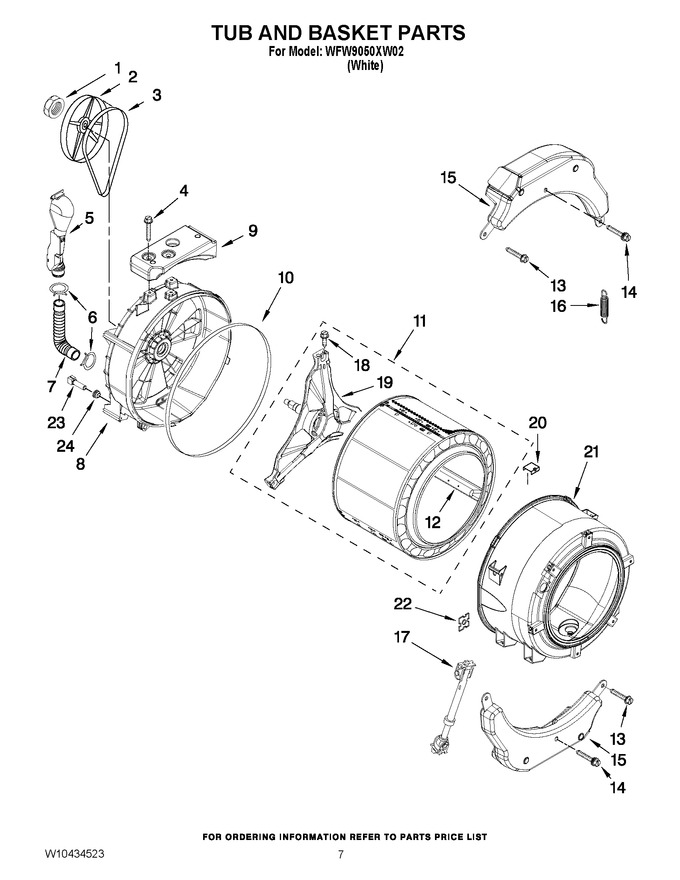 Diagram for WFW9050XW02
