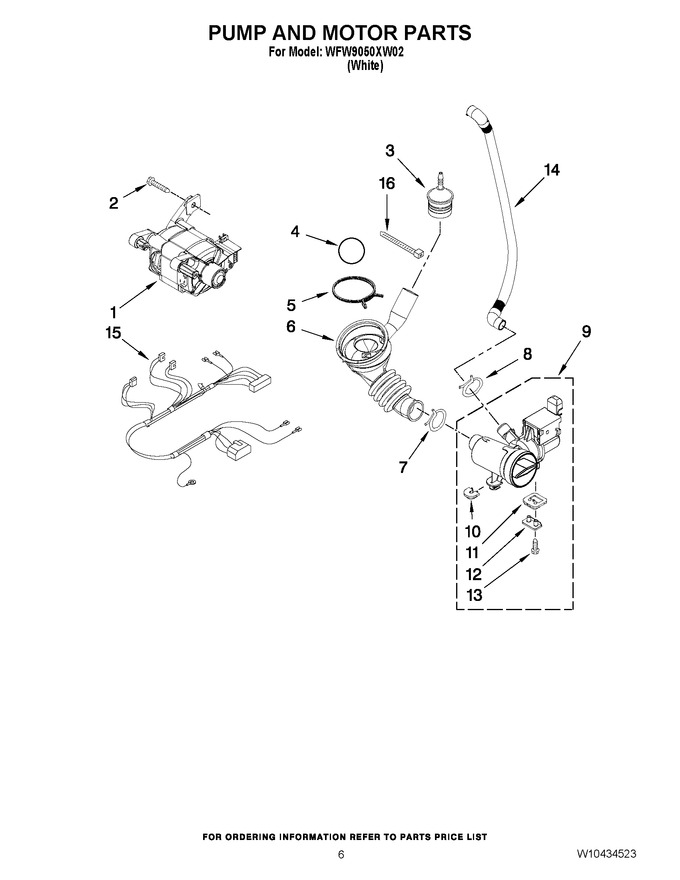 Diagram for WFW9050XW02