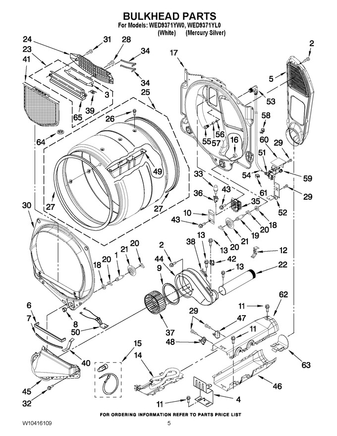Diagram for WED9371YL0