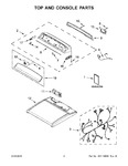 Diagram for 02 - Top And Console Parts