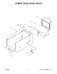 Diagram for 04 - Lower Oven Door Parts