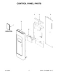 Diagram for 02 - Control Panel Parts