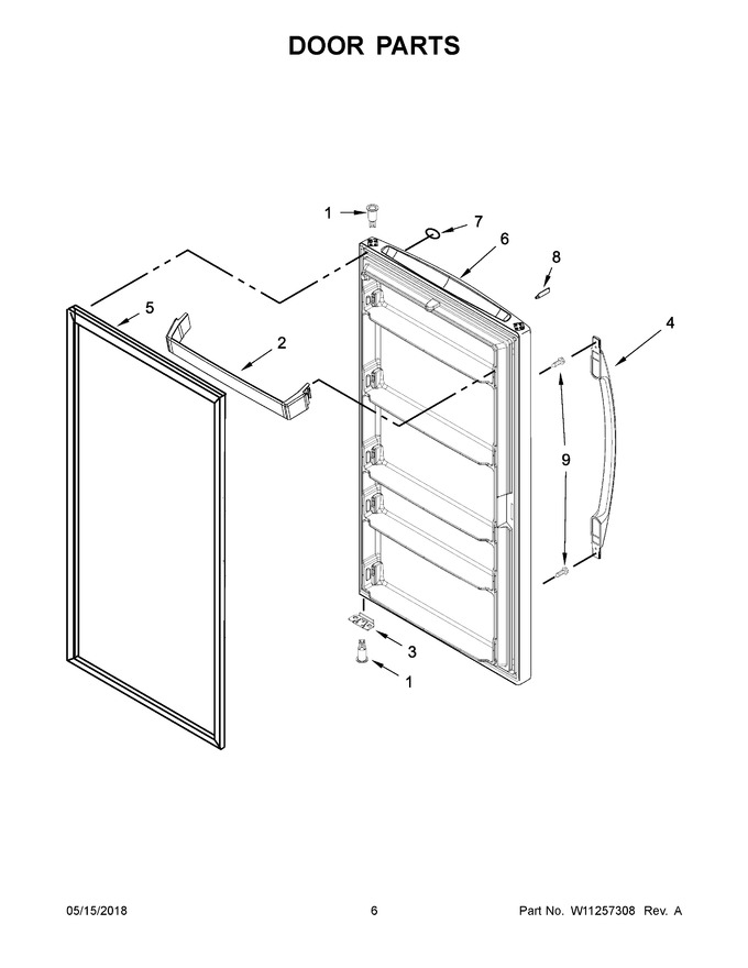 Diagram for WZF57R16FW04