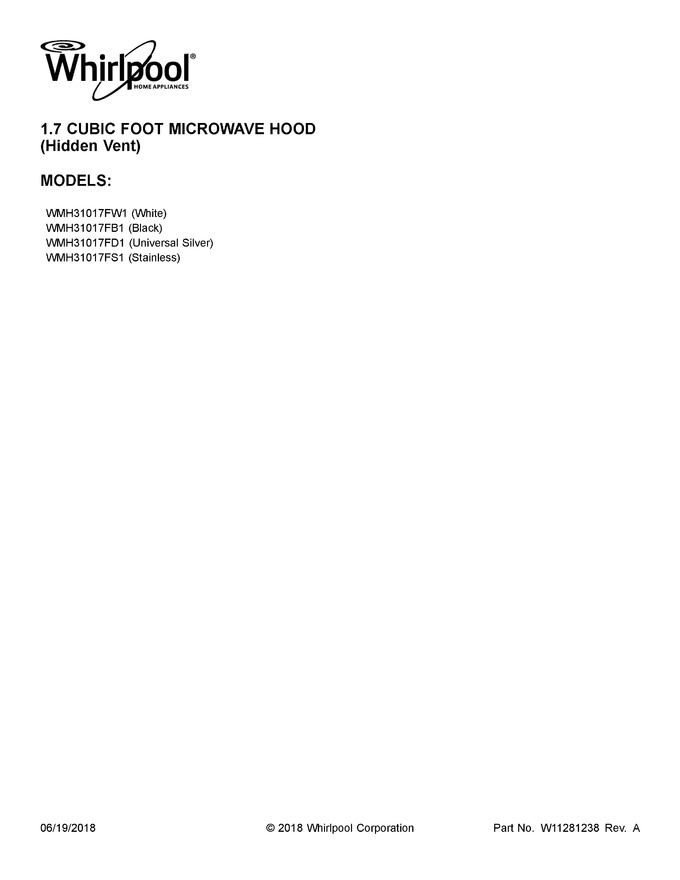 Diagram for WMH31017FB1