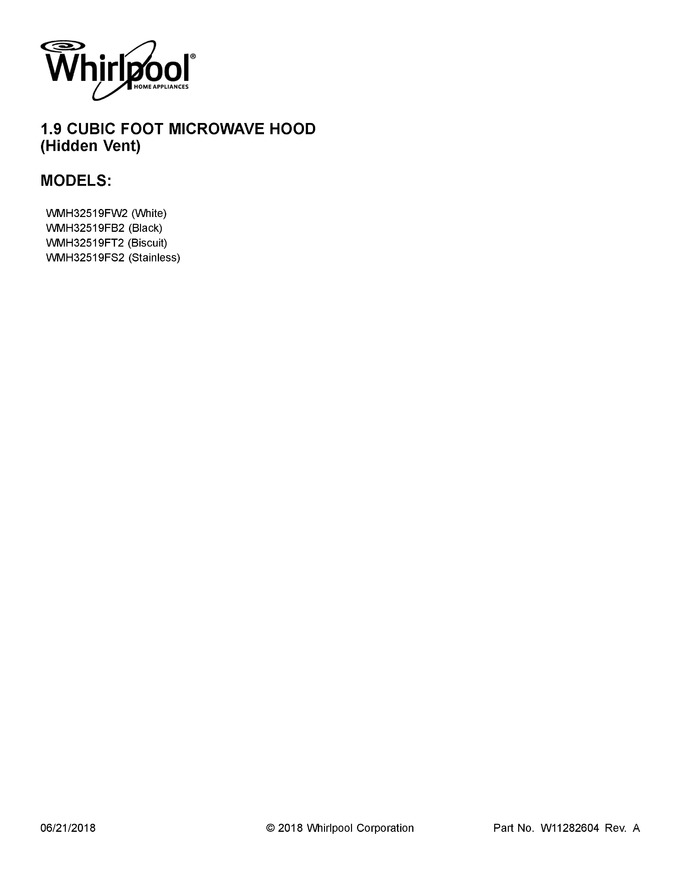Diagram for WMH32519FW2
