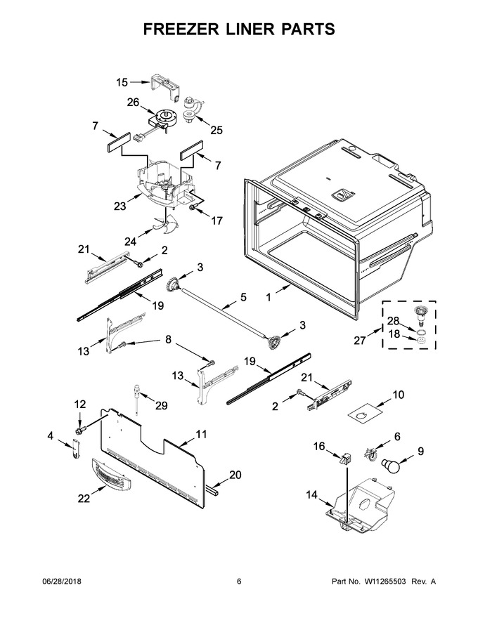 Diagram for WRF555SDFZ08