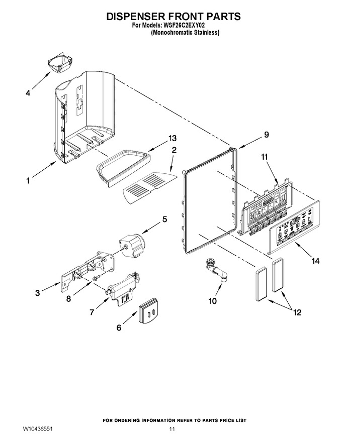 Diagram for WSF26C2EXY02
