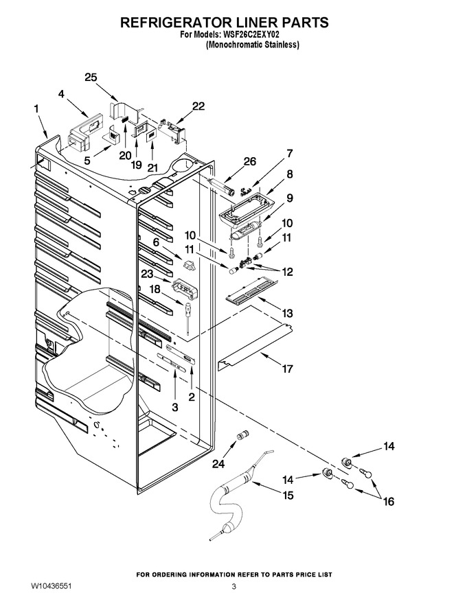 Diagram for WSF26C2EXY02