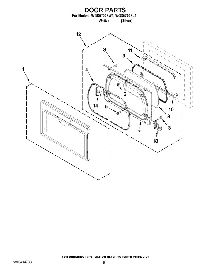 Diagram for WGD5700XW1