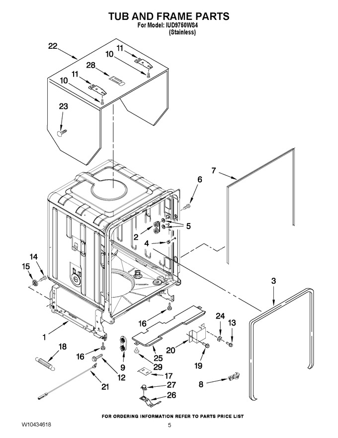 Diagram for IUD9750WS4