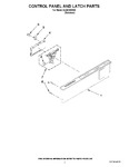 Diagram for 02 - Control Panel And Latch Parts