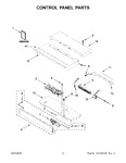 Diagram for 02 - Control Panel Parts