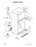 Diagram for 02 - Cabinet Parts