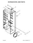 Diagram for 03 - Refrigerator Liner Parts