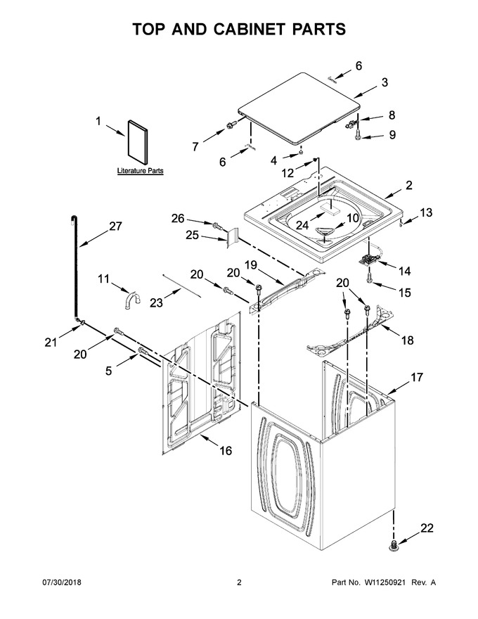 Diagram for WTW4855HW1
