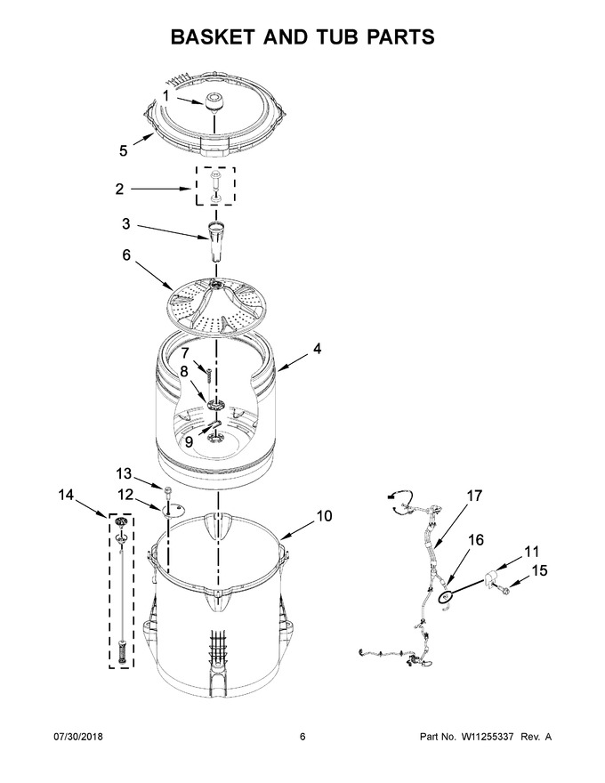 Diagram for WTW4955HW1