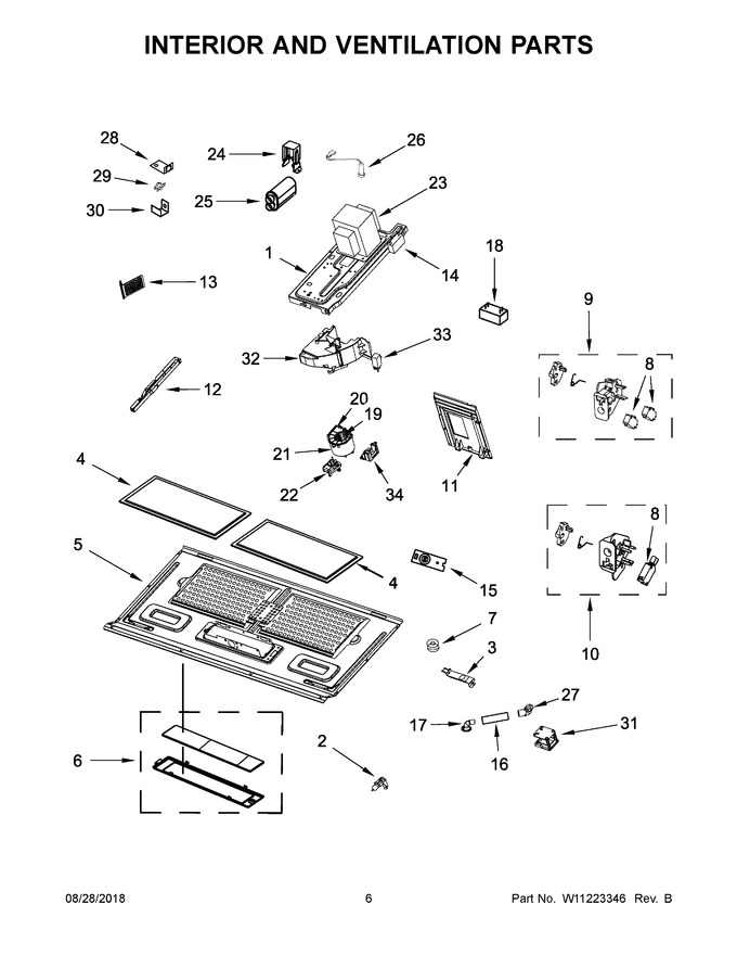 Diagram for YWMH76719CB3