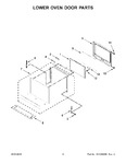 Diagram for 05 - Lower Oven Door Parts