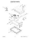 Diagram for 02 - Cooktop Parts