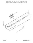 Diagram for 03 - Control Panel And Latch Parts