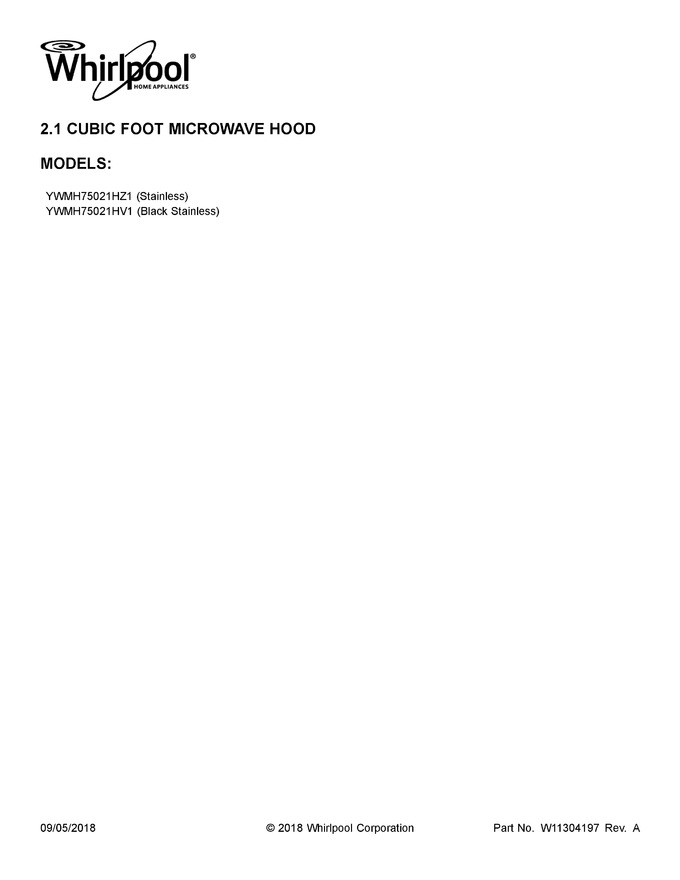 Diagram for YWMH75021HV1