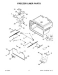 Diagram for 04 - Freezer Liner Parts