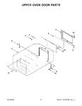 Diagram for 04 - Upper Oven Door Parts